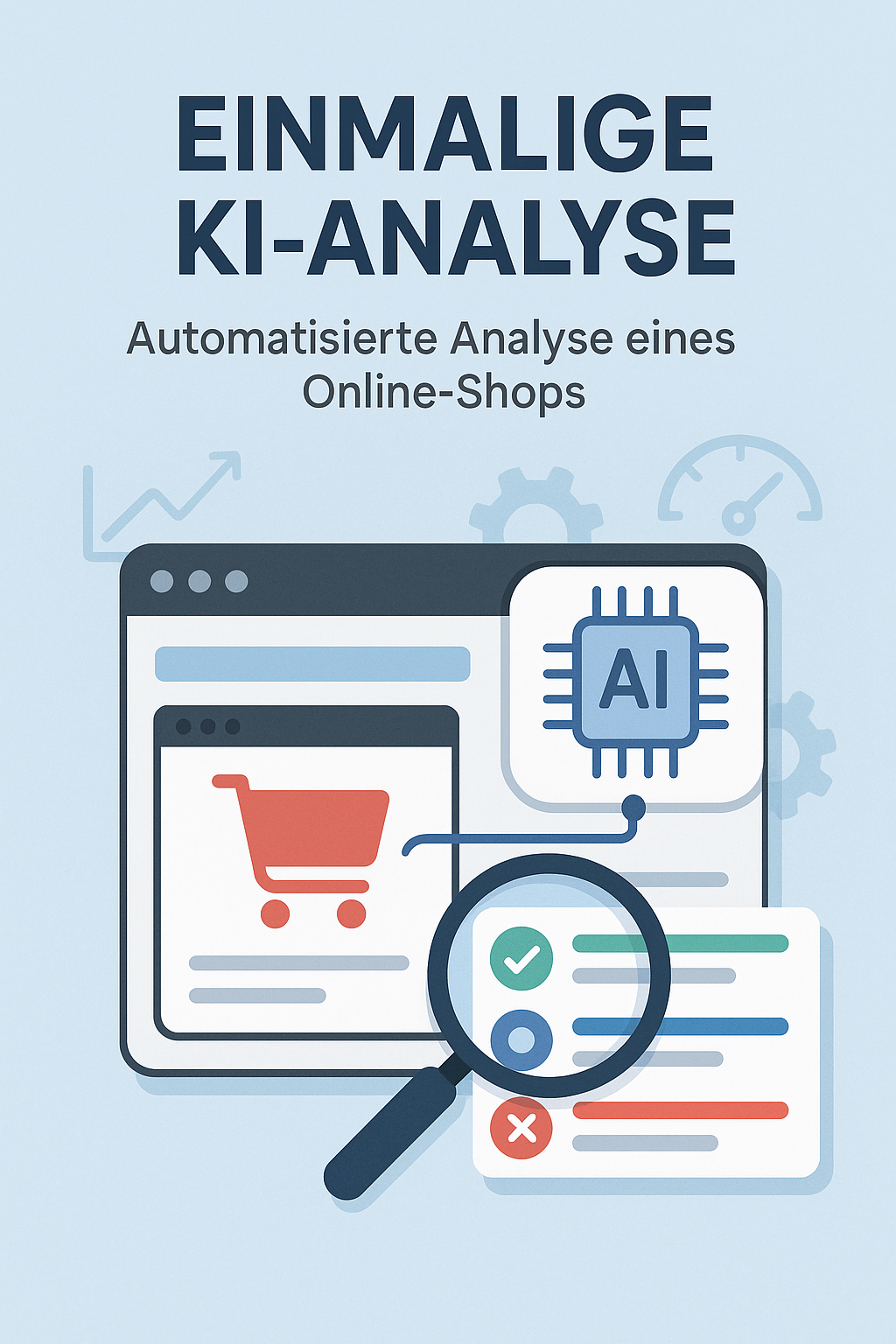 Einmalige KI-Schnellanalyse für Online-Shops