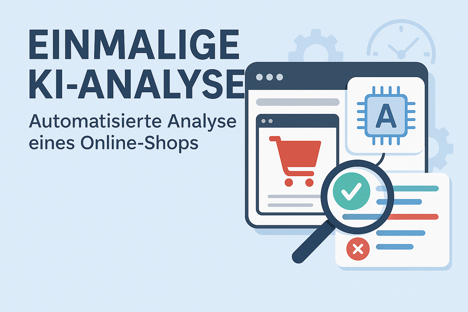 Einmalige KI-Schnellanalyse für Online-Shops