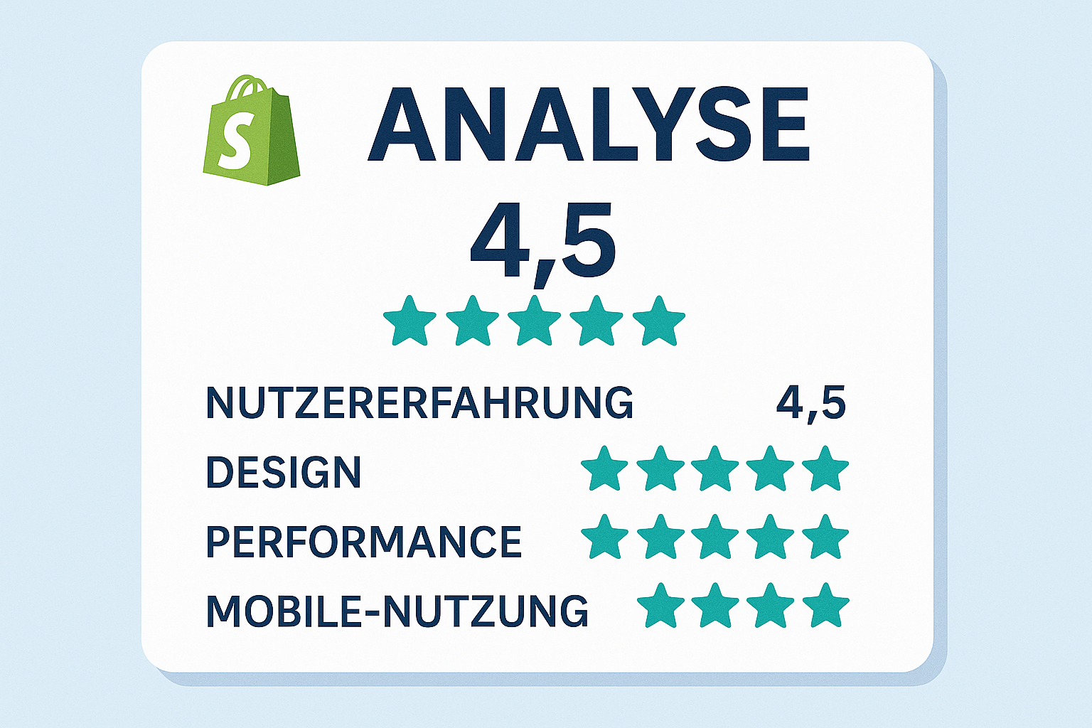Shopify Shop Analyse